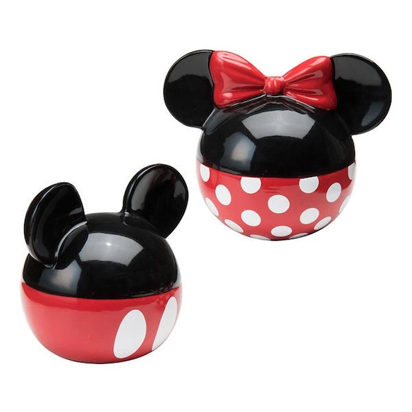 Disney Mickey and Minnie Mouse Ceramic Salt and Pepper Set
