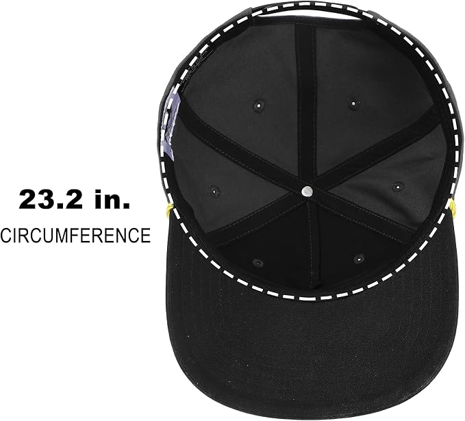 Batman Adult Retro Snapback Cap with Embroidered Logo Black-6