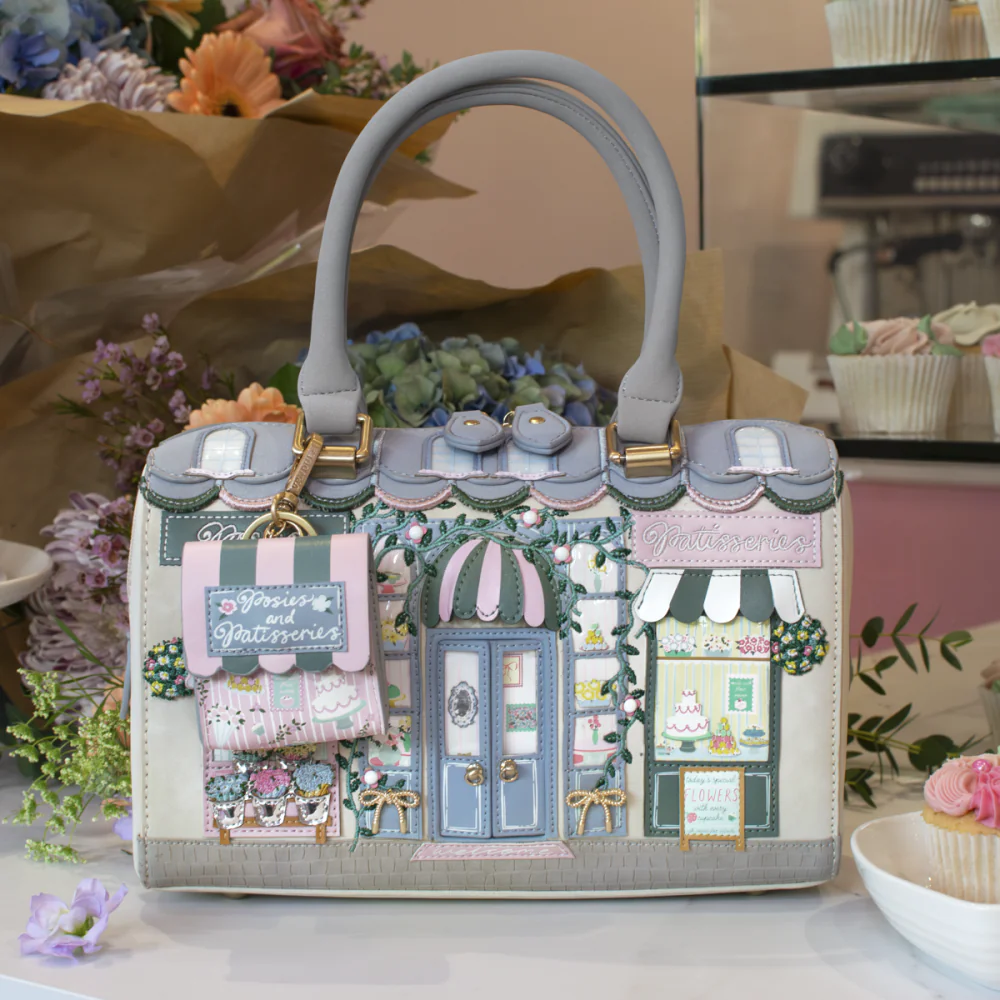 Vendula London Posies and Patisseries Speedy Bowler-11