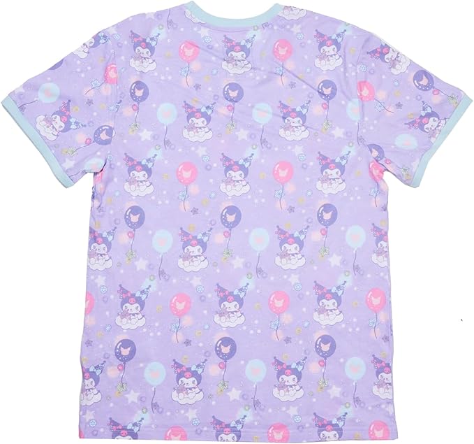Loungefly Apparel Sanrio Kuromi Carnival Crew unisex t shirt-zoom-2