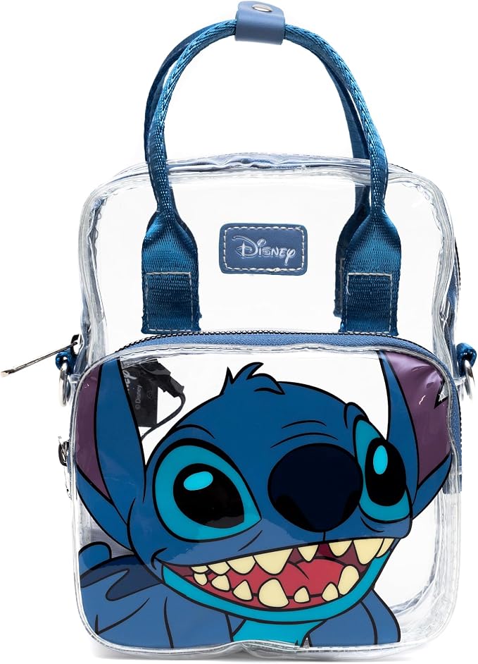 Disney Stitch Smiling Expression Crossbody Light Up Bag-1