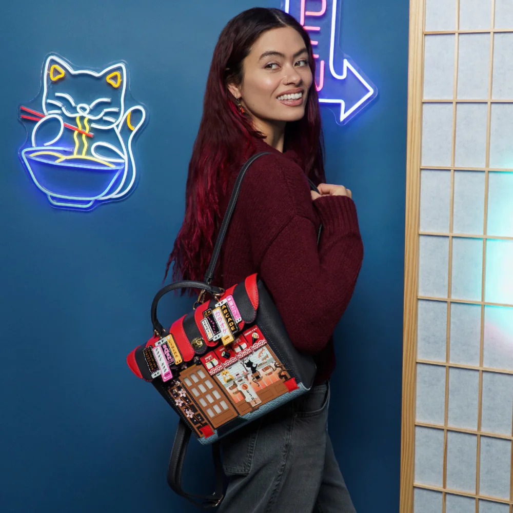 Vendula London Vendula Sushi - Blue Edition Classic Backpack-zoom-7