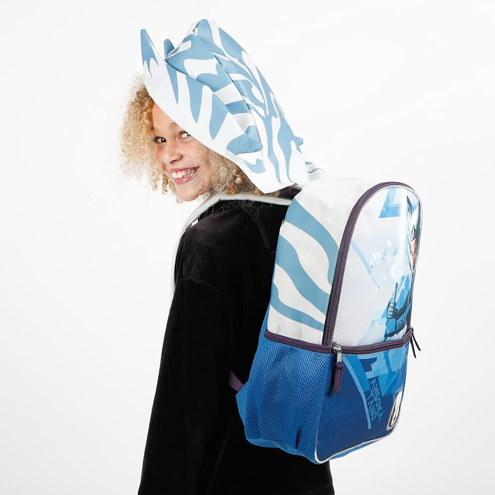 Bioworld Star Wars Ahsoka Tano Hooded Kids Backpack-zoom-8