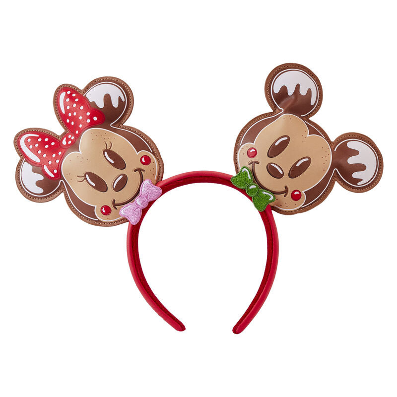 Loungefly Disney Mickey and Friends Gingerbread Cookie Allover Print Ear Holder Mini Backpack-8