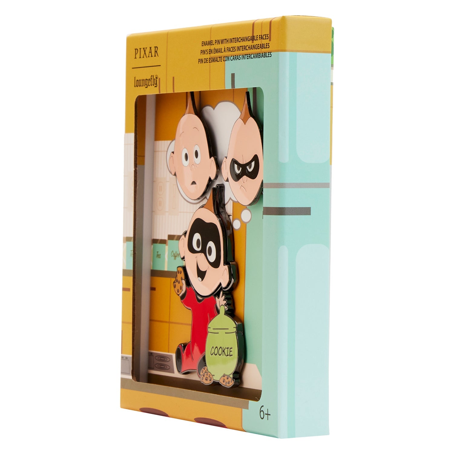 Loungefly Disney Pixar Incredibles Baby Jack Jack Emotions Magnetic Enamel Pins-zoom-2