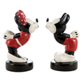 Disney Mickey & Minnie Magnetic Sculpted Ceramic Salt & Pepper Set Shakers Gift