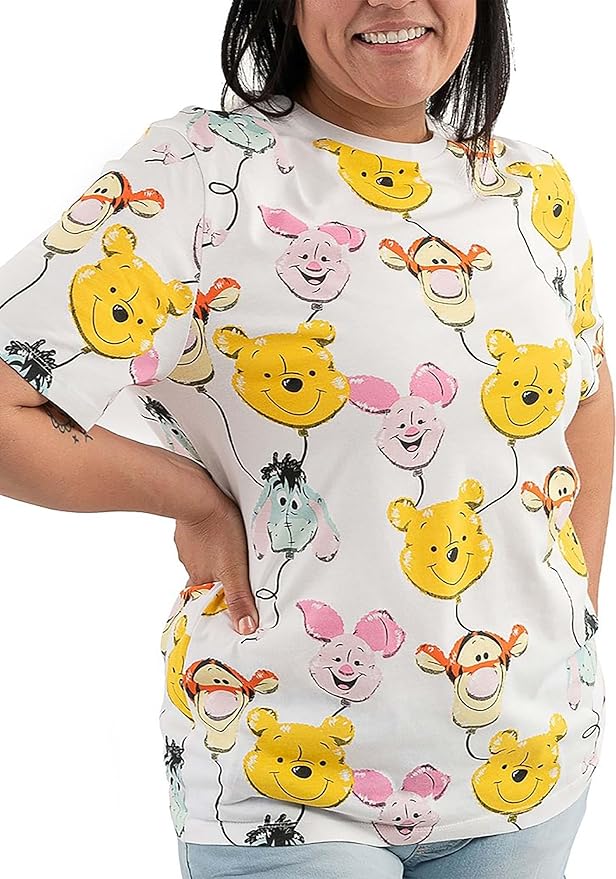 Loungefly Apparel Disney Winnie the Pooh and Friends Balloons print t shirt-zoom-4