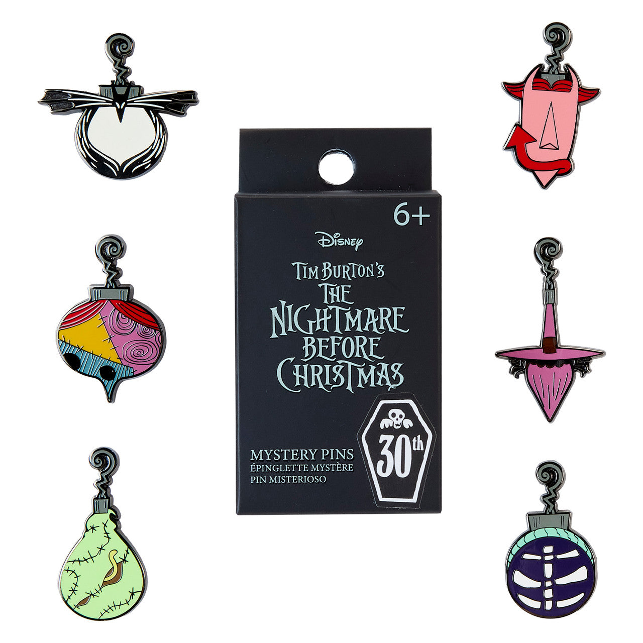 Loungefly Disney The Nightmare Before Christmas Ornaments Blind-Box Pin-zoom-1
