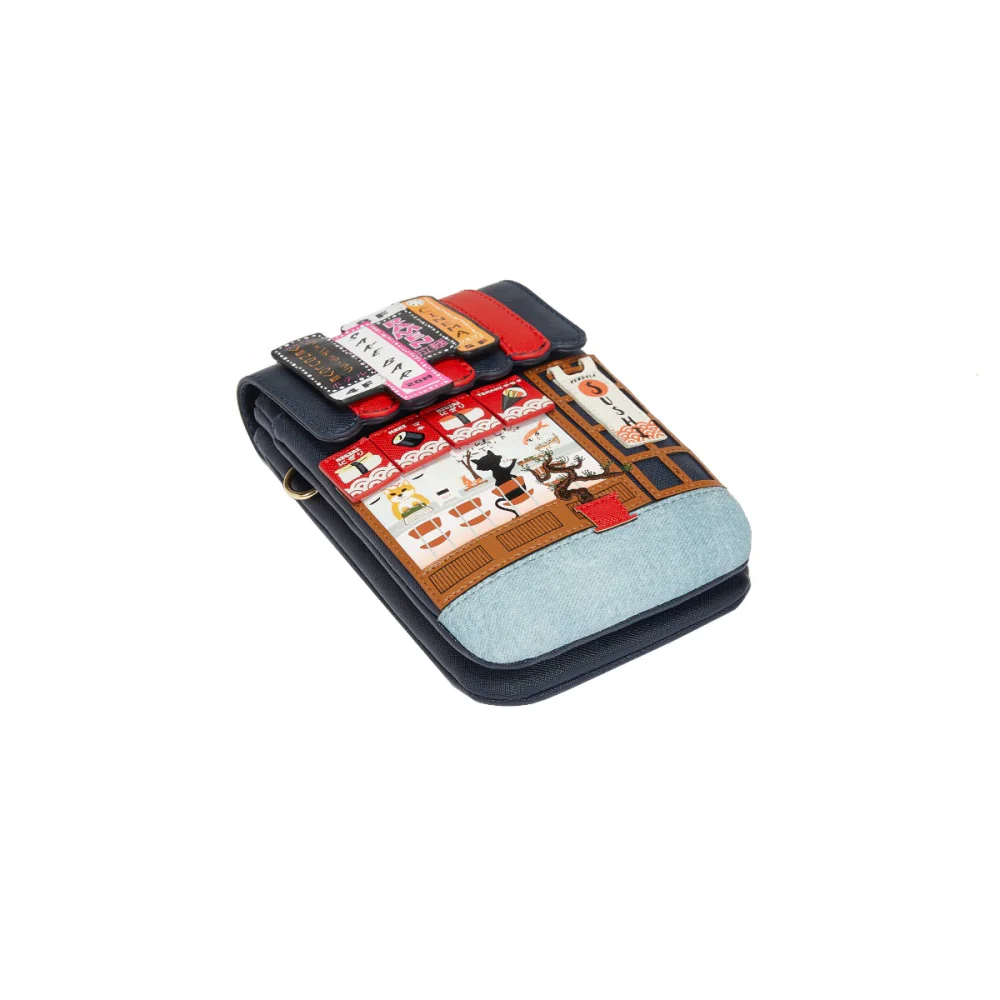 Vendula London Vendula Sushi - Blue Edition Phone Pouch-zoom-12