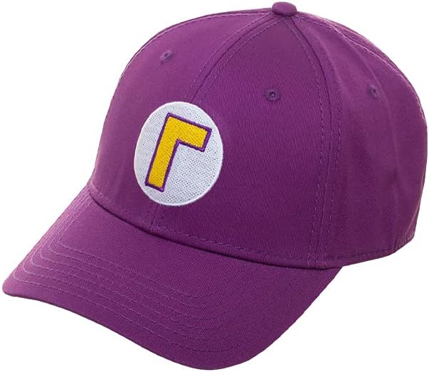 Super Mario Bros Waluigi purple cosplay hat-2
