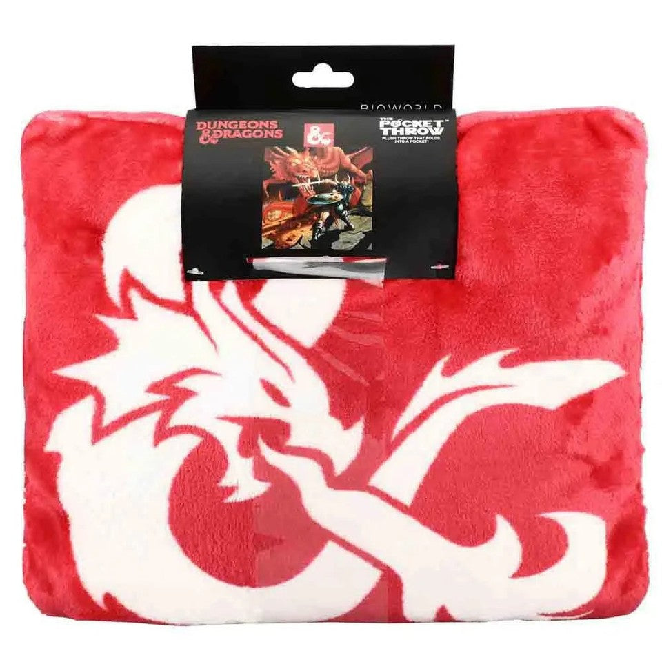 Dungeons & Dragons Original Game Cover Art Throw Pillow/ Blanket-3