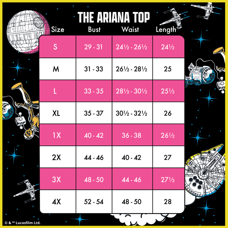 Loungefly Stitch Shoppe Star Wars Space Logo Ariana Top-4