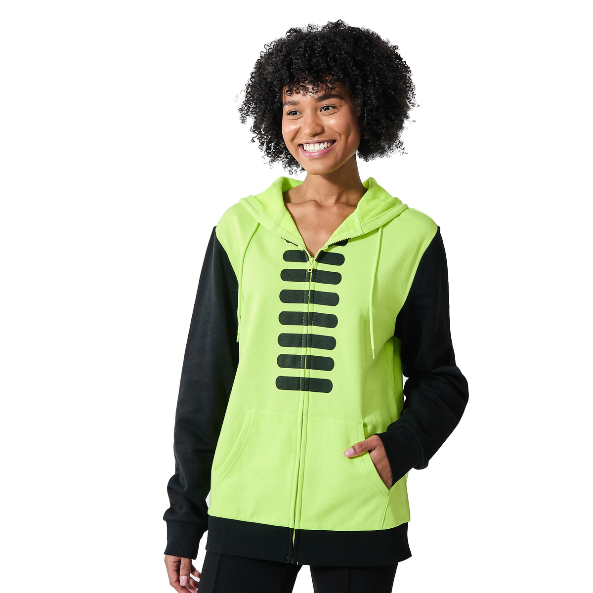 Invader Zim Air long sleeve mens color block cosplay hoodie-3