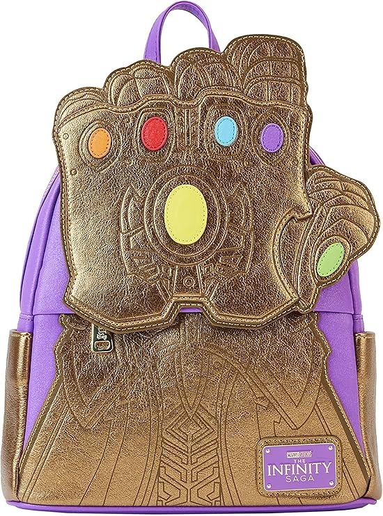Loungefly Marvel Shine Thanos Gauntlet Mini Backpack-1