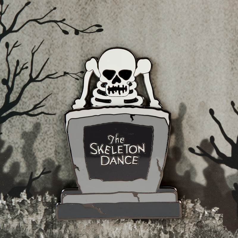 Loungefly The Skeleton Dance 95th Anniversary Glow 3" Collector Box Sliding Pin-6