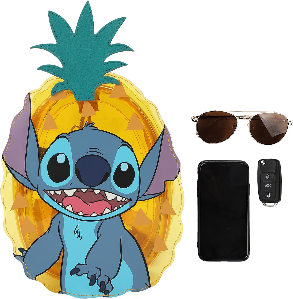 Lilo & Stitch Clear Pineapple Backpack (11 inches)-6