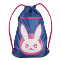 D.VA Overwatch J!NX Bunny Cinch Bag - Blue/Pink