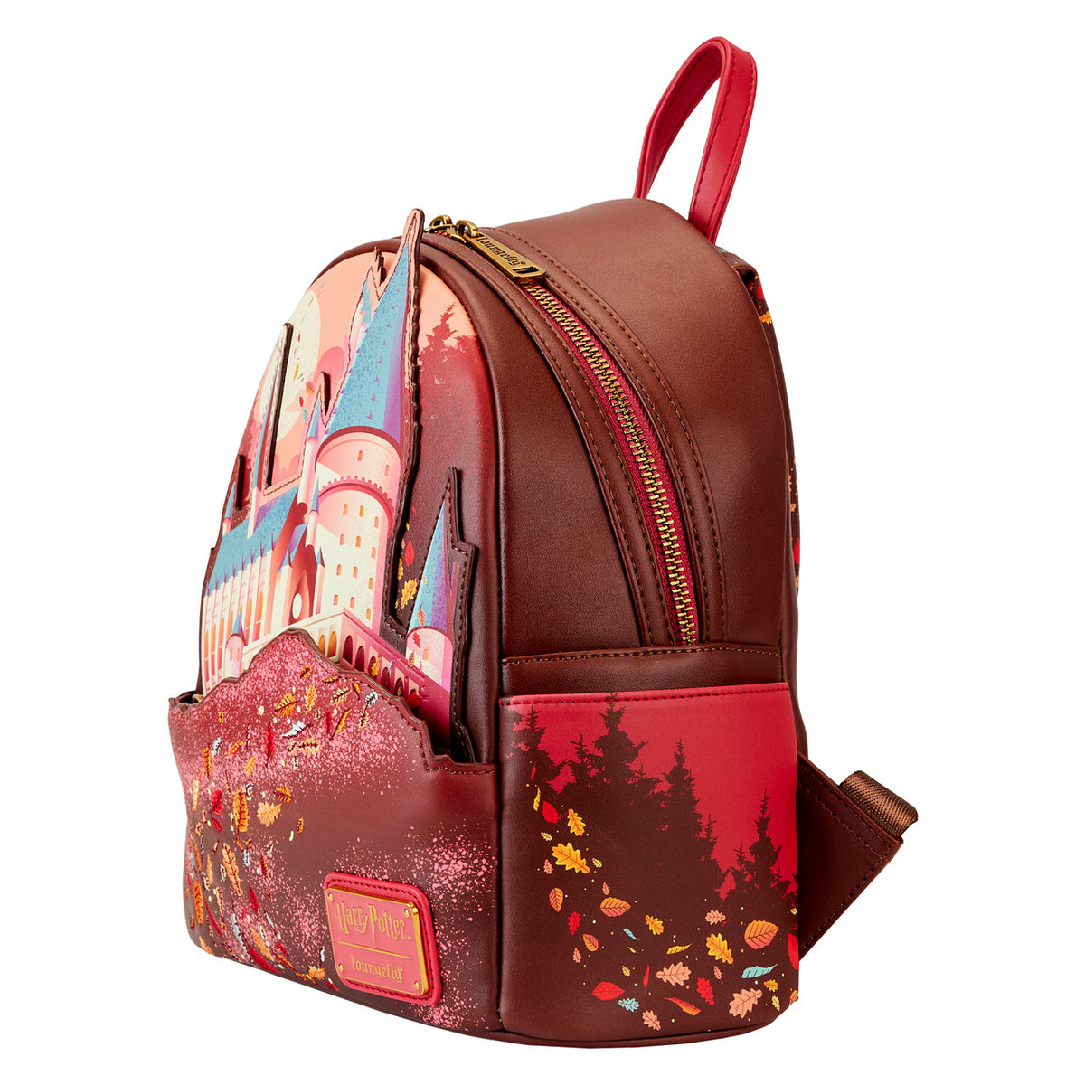 Loungefly Warner Brothers Harry Potter Hogwarts Fall Mini Backpack-zoom-4