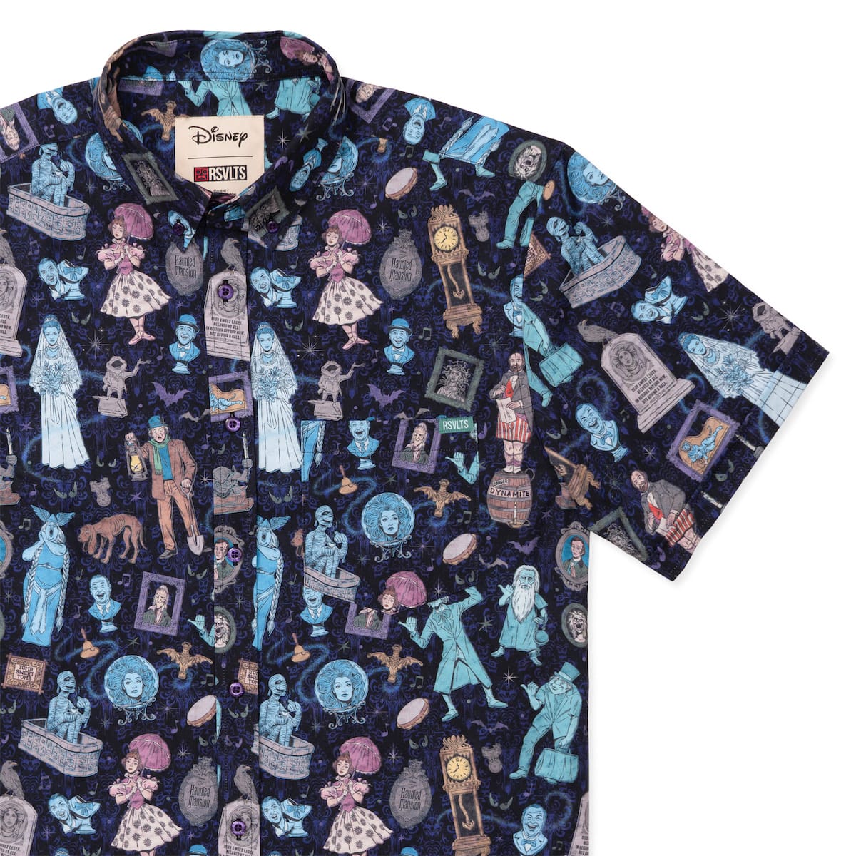 RSVLTS Disney's Haunted Mansion "Room for One More" – KUNUFLEX Short Sleeve Shirt