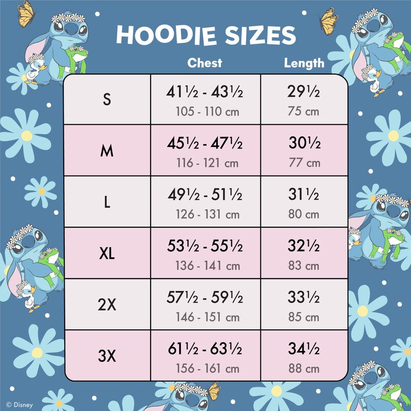 Loungefly Stitch Springtime Daisy Cosplay Unisex Hoodie-4