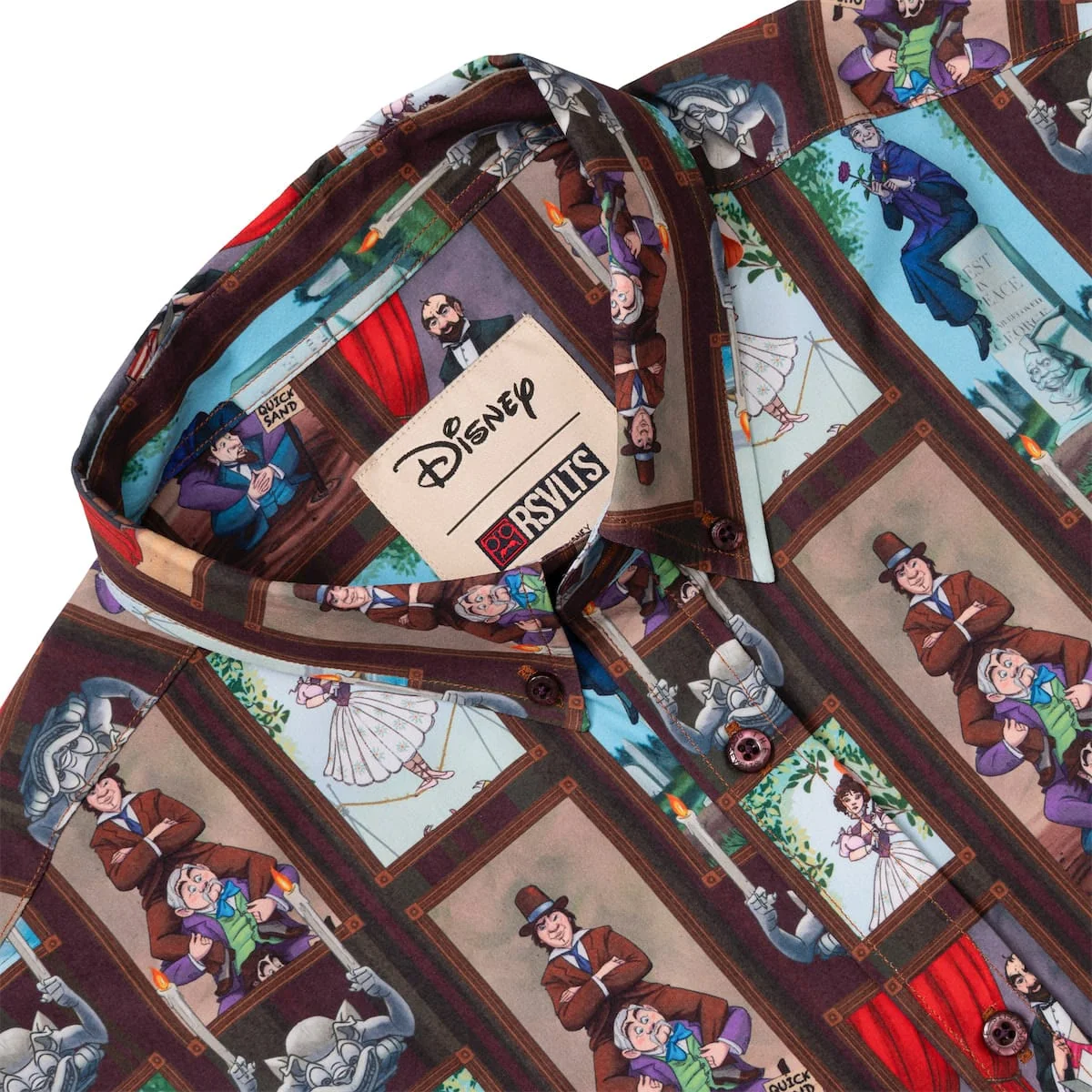 RSVLTS Disney's Haunted Mansion "The Stretching Room" – KUNUFLEX Short Sleeve Shirt-zoom-7