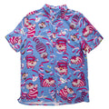 Loungefly Button Up Alice In Wonderland Cheshire Cat Camp Shirt