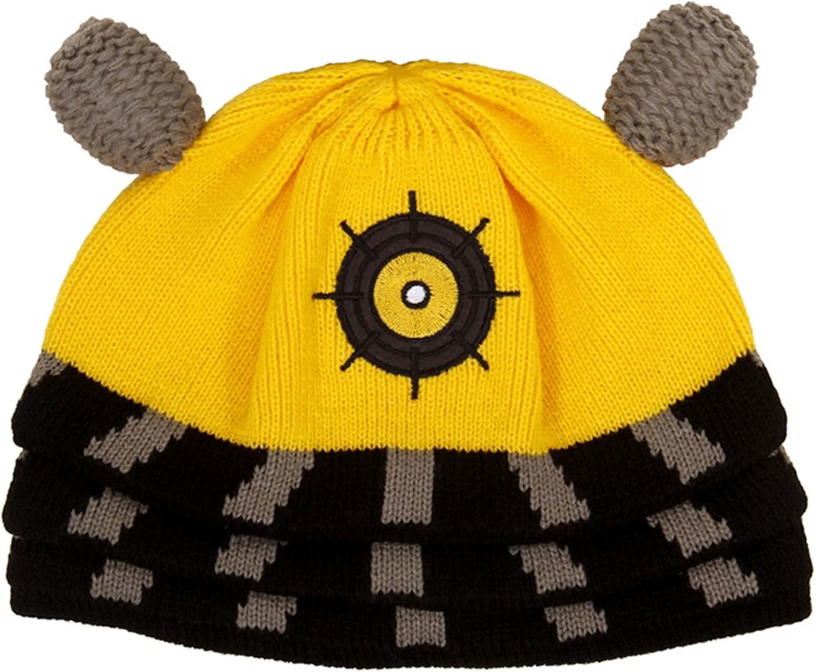 Doctor Who Yellow Dalek Extraterrestrial Cyborg Beanie-zoom-1