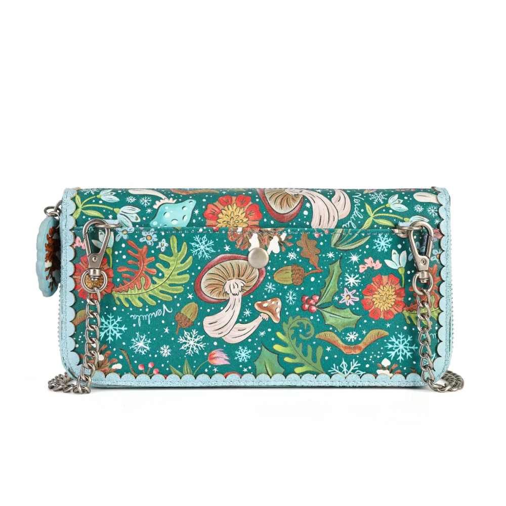 Vendula London Fairy Village Snowflake Large Ziparound Crossbody Wallet-zoom-4