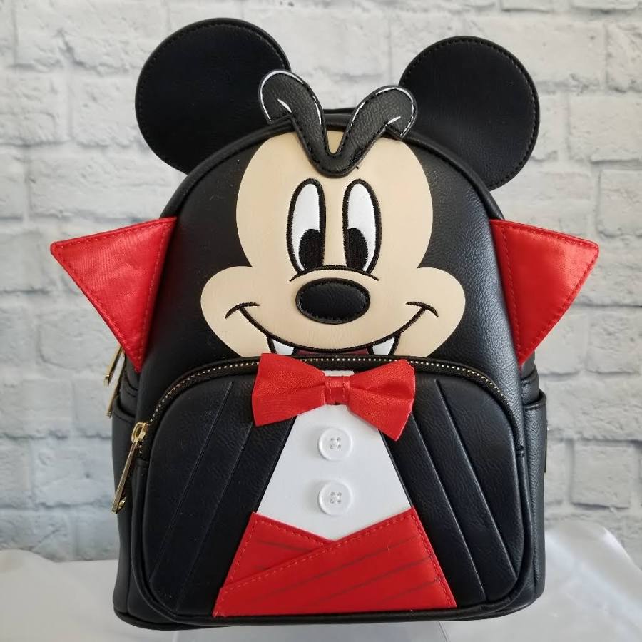 Loungefly Exclusive Disney Mickey Mouse Vampire Cosplay Mini Backpack