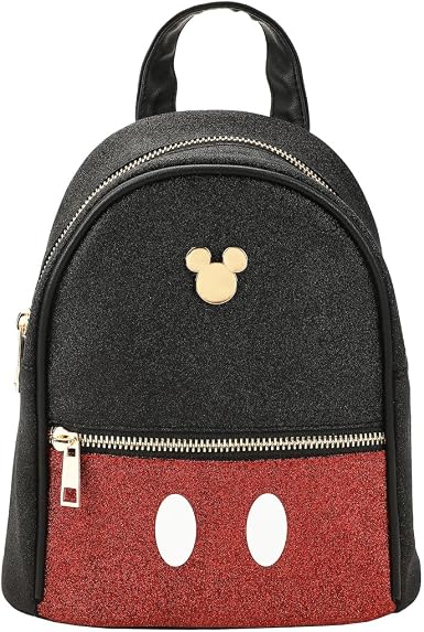 Disney Mickey Mouse Black 8.5  Micro Mini Backpack