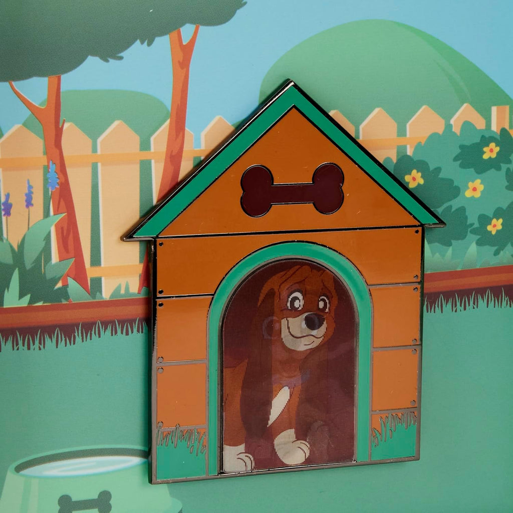 Loungefly Disney I Heart Disney Dogs Dog House 3" Collector Box Triple Lenticular Pin