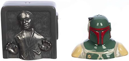 Star Wars The Empire Strikes Back Sculpted Ceramic Salt & Pepper Set