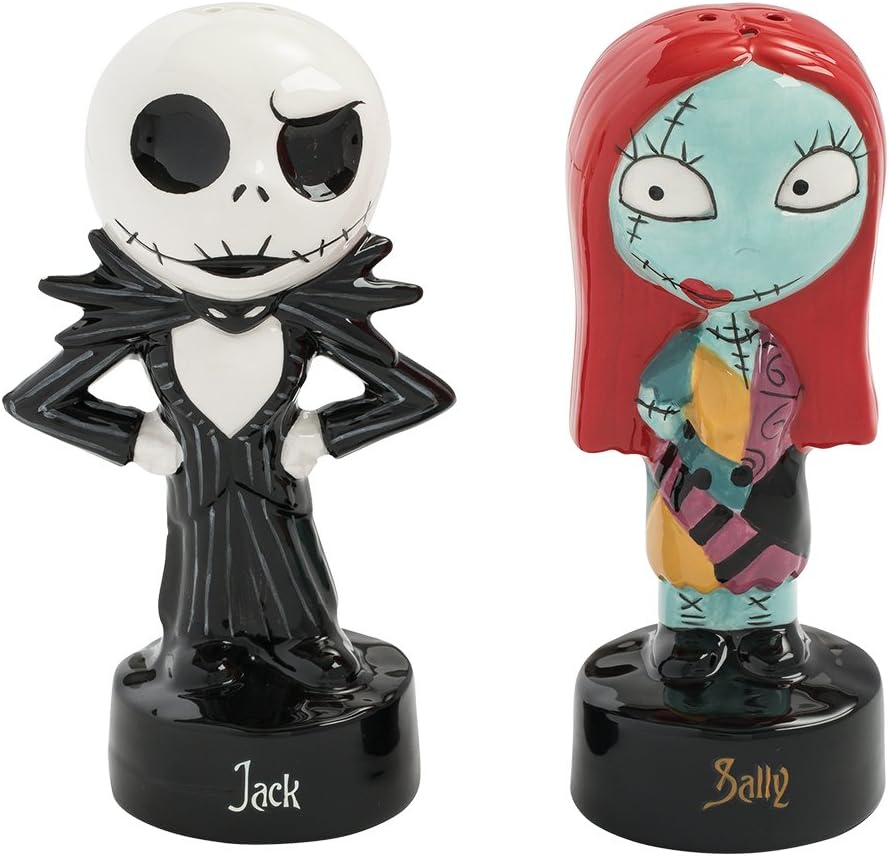 Vandor Nightmare Before Christmas Jack and Sally Salt and Pepper Set