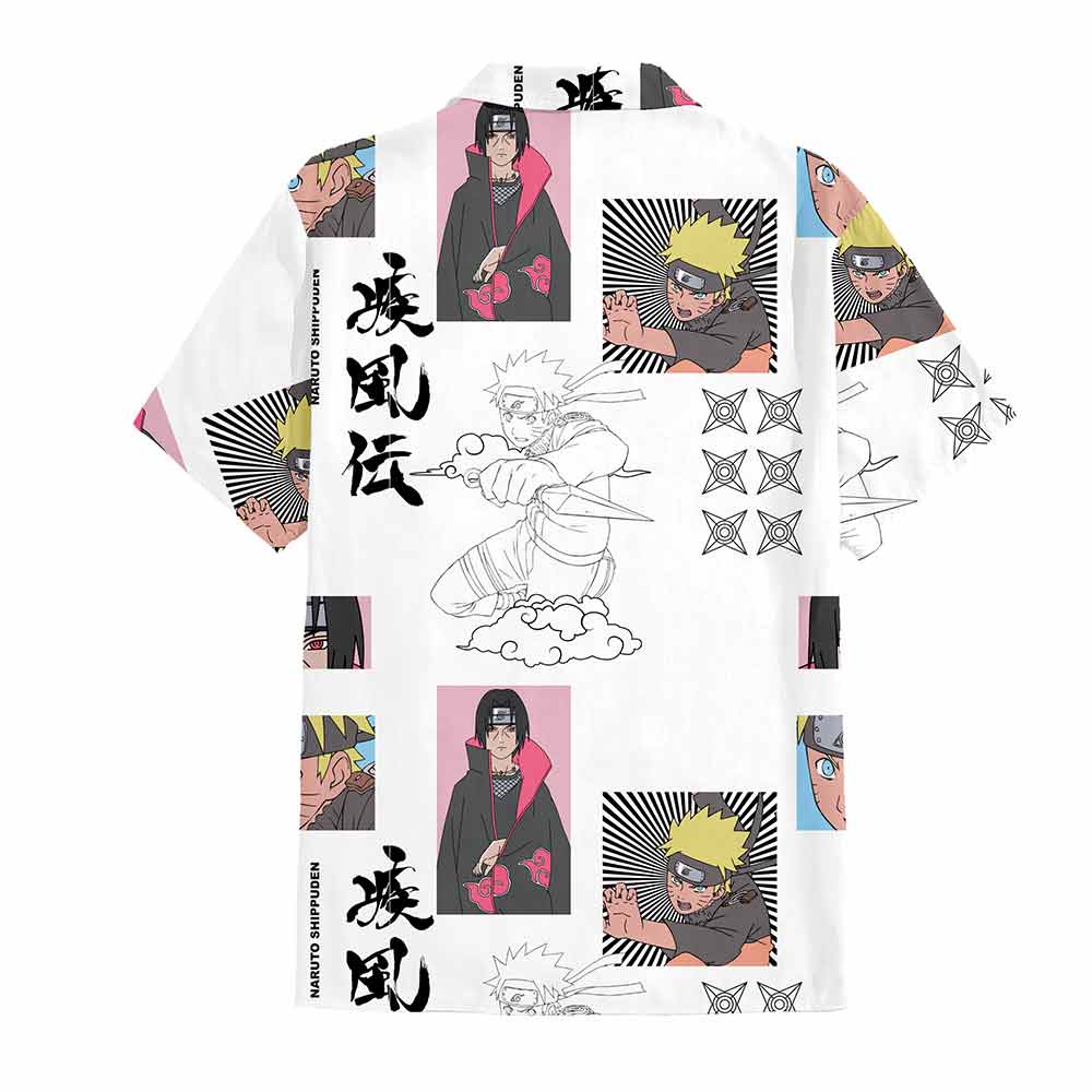 Naruto Shippuden Woven Button Up Shirt