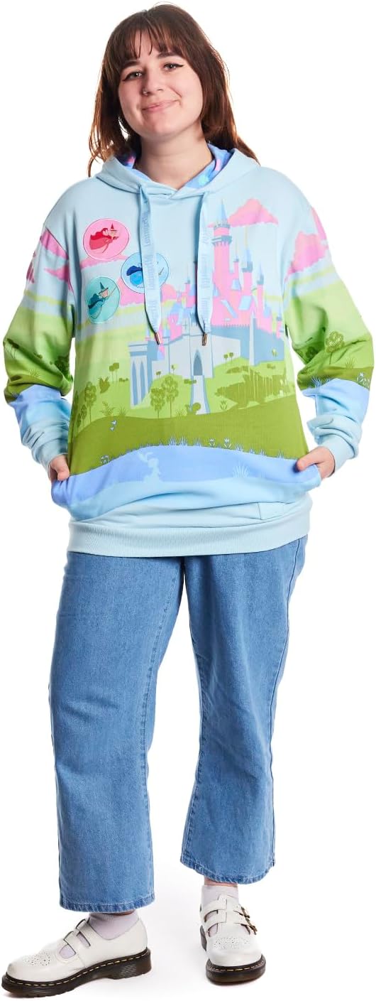 Loungefly Disney Sleeping Beauty Castle Hoodie-zoom-8