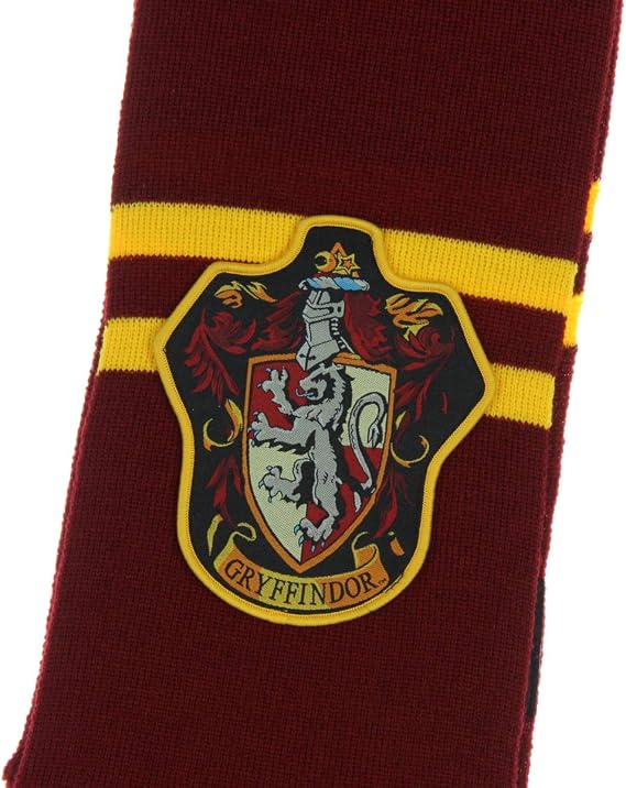 Harry Potter Gryffindor Patch Knit Scarf-2