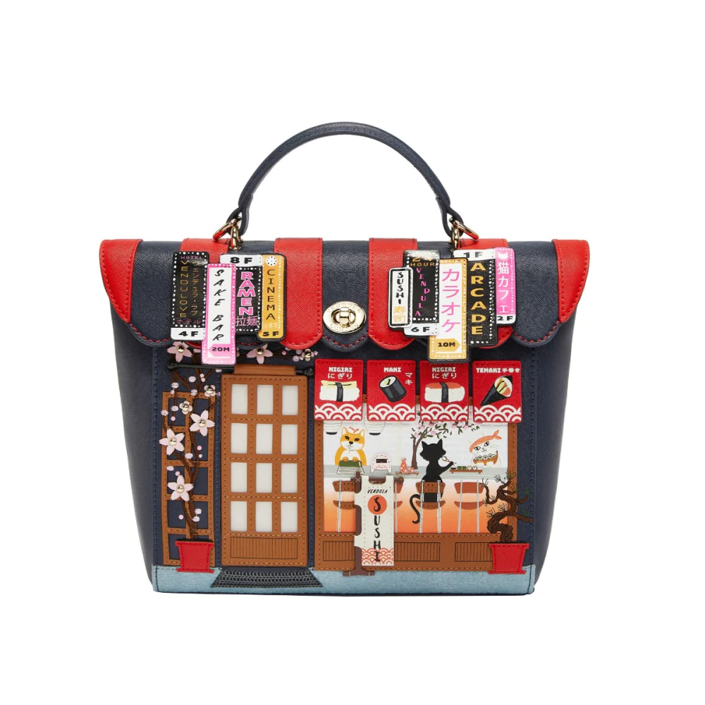 Vendula London Vendula Sushi - Blue Edition Classic Backpack-2