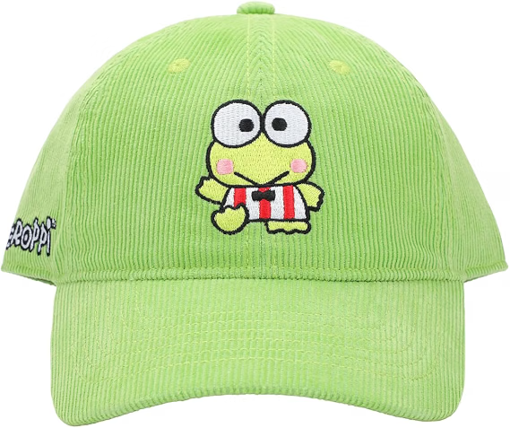 Sanrio Keroppi Green Corduroy Hat-zoom-1