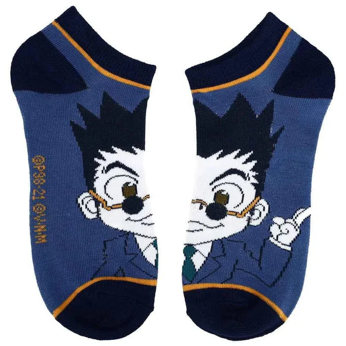 Hunter x Hunter Chibi Characters Casual Ankle Socks Set for Men 5-Pack-zoom-6