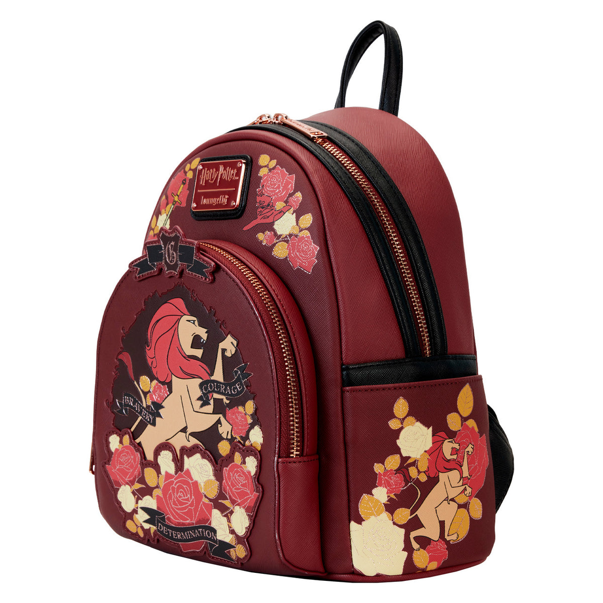 Loungefly Warner Brothers Harry Potter Gryffindor House Tattoo Mini Backpack