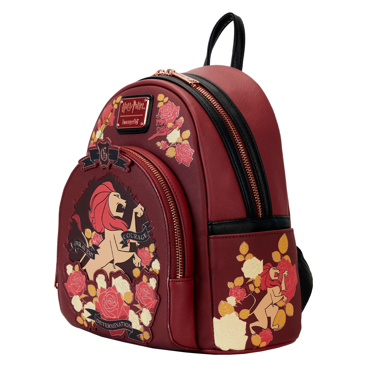 Loungefly Warner Brothers Harry Potter Gryffindor House Tattoo Mini Backpack-zoom-2