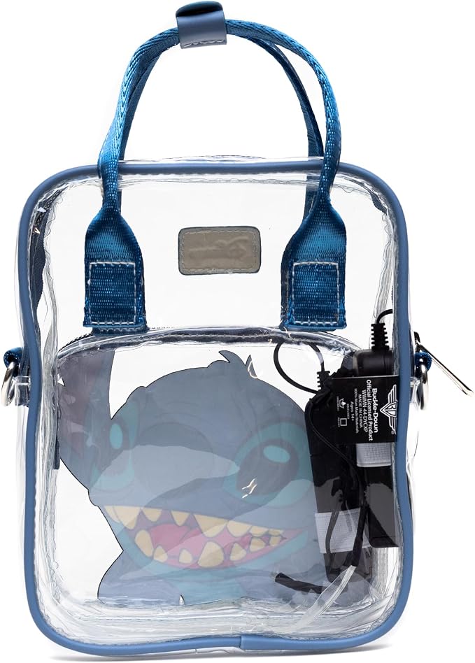 Disney Stitch Smiling Expression Crossbody Light Up Bag-zoom-4