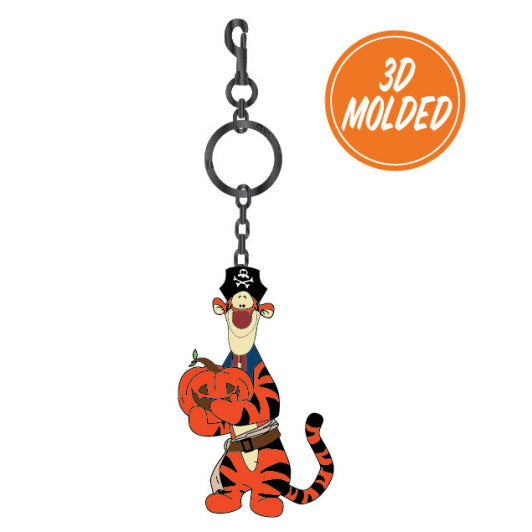 Loungefly Winnie The Pooh Tigger Pumpkin Halloween Molded Keychain