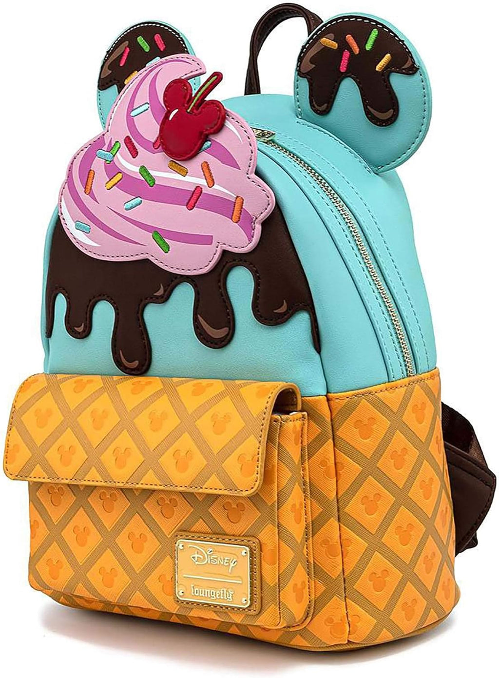Loungefly Disney Mickey & Minnie Sweets Ice Cream Mini Backpack