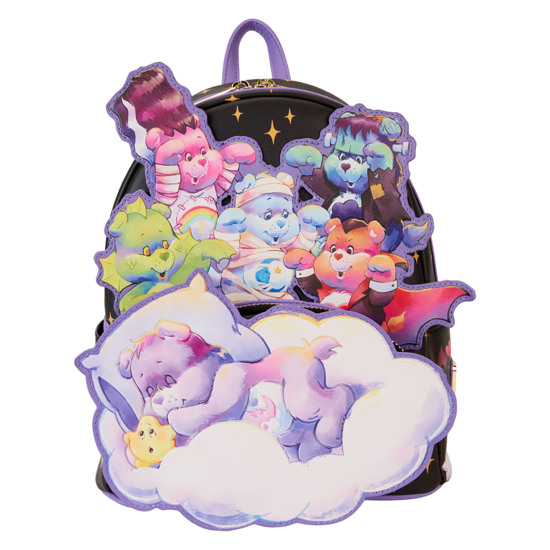 Loungefly Care Bears x Universal Monsters Scary Dreams Mini Backpack-zoom-1