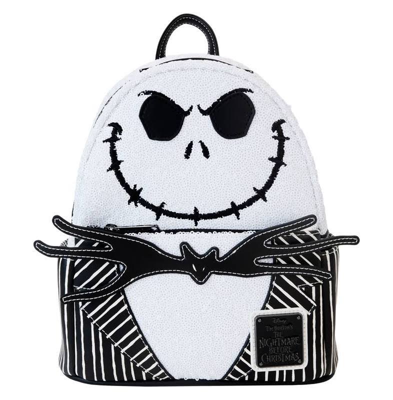 Loungefly The Nightmare Before Christmas Jack Skellington Sequin Mini Backpack