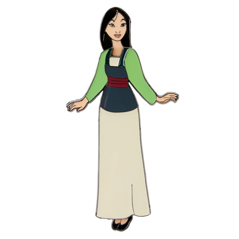 Loungefly Pin Set - Mulan Magnetic Paper Doll Pin Set-zoom-2