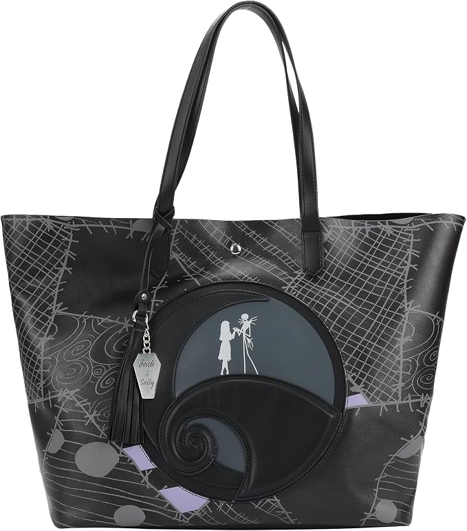 The Nightmare Before Christmas Jack & Sally Tote Bag-zoom-1