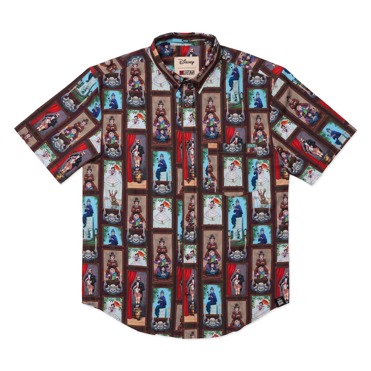 RSVLTS Disney's Haunted Mansion "The Stretching Room" – KUNUFLEX Short Sleeve Shirt-3
