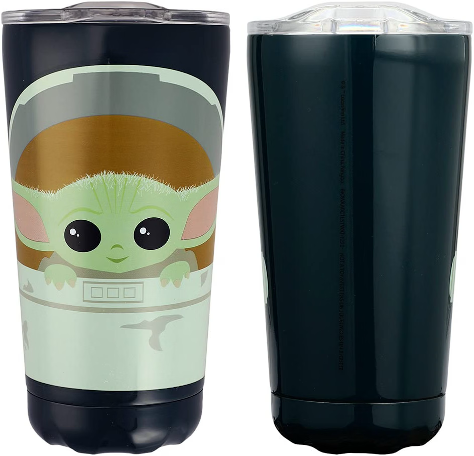 Star Wars Grogu The Child Blue 20 oz. Vaccum Insulated Stainless Steel Tumbler-1